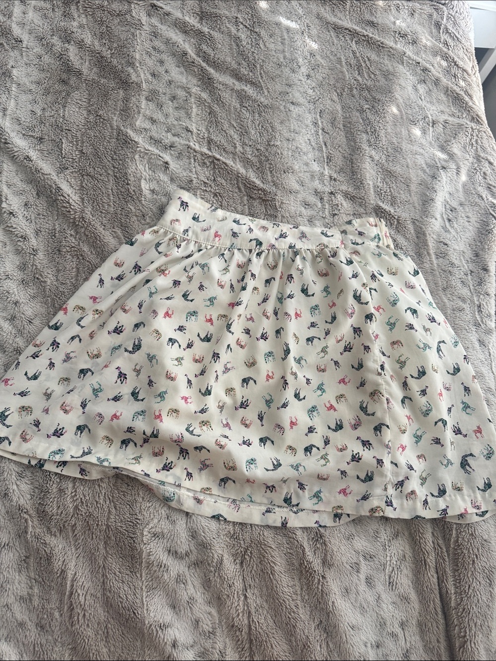 y2k giraffe 🦒 pattern skirt